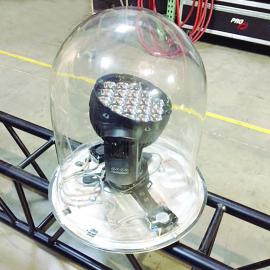RAIN DOME & BASE W/FAN FOR SMALL LIGHTING FIXTURE